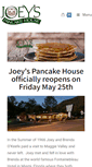 Mobile Screenshot of joeyspancake.com